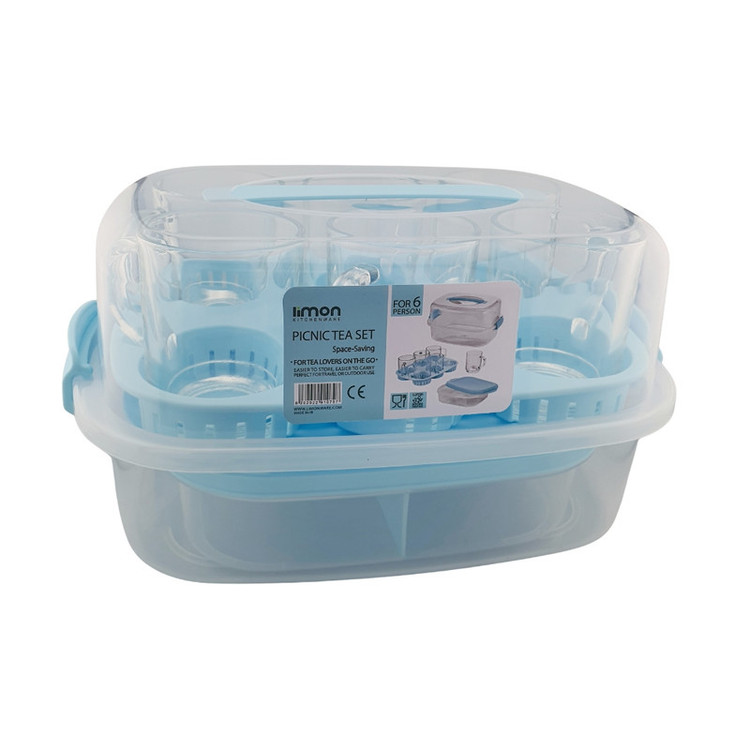 سبد پیک نیک لیمون مدل چای خوری کد FIDOKA-2440